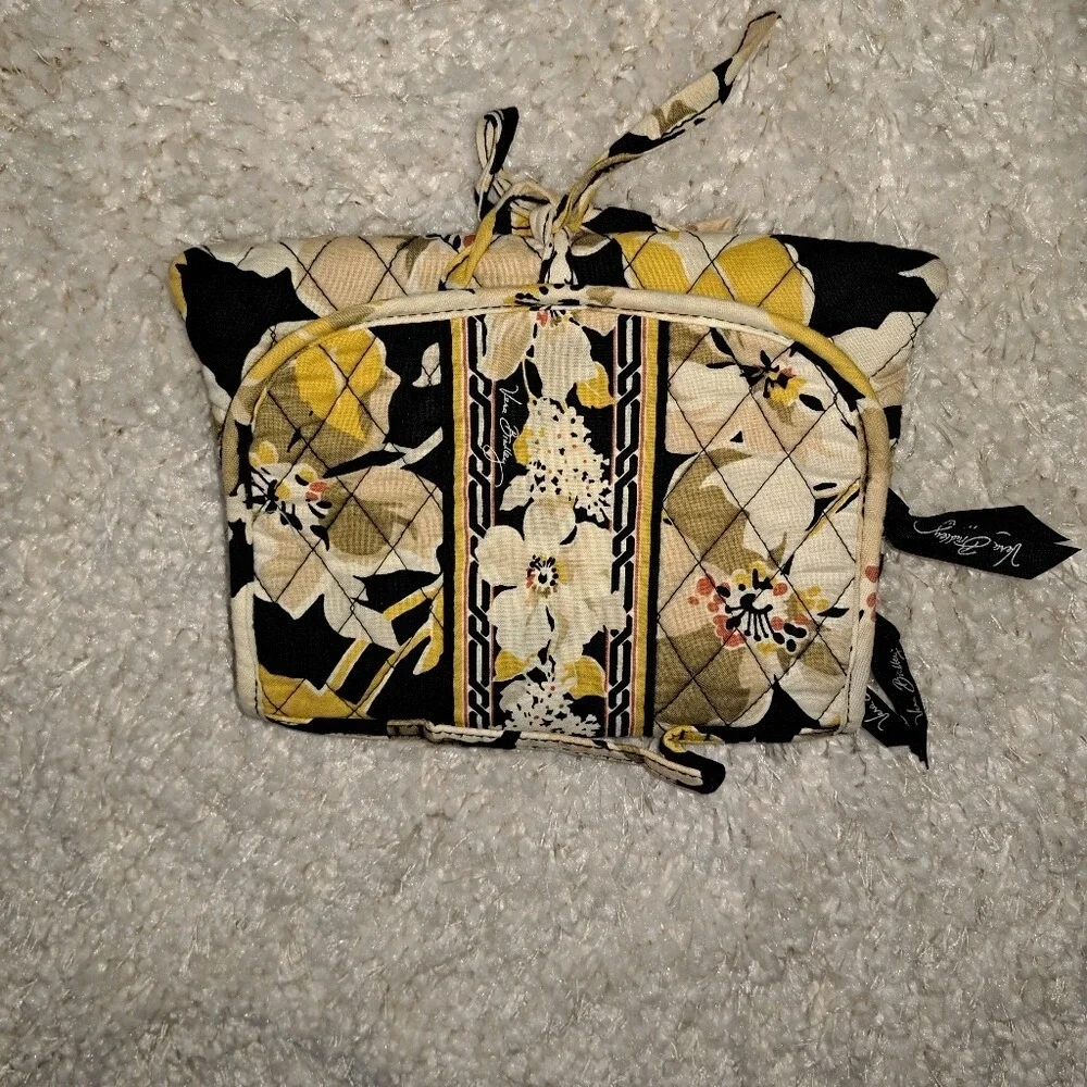 Vera Bradley Hanging‎ Travel Organizer Cosmetic Bag Floral Print Tie Closure